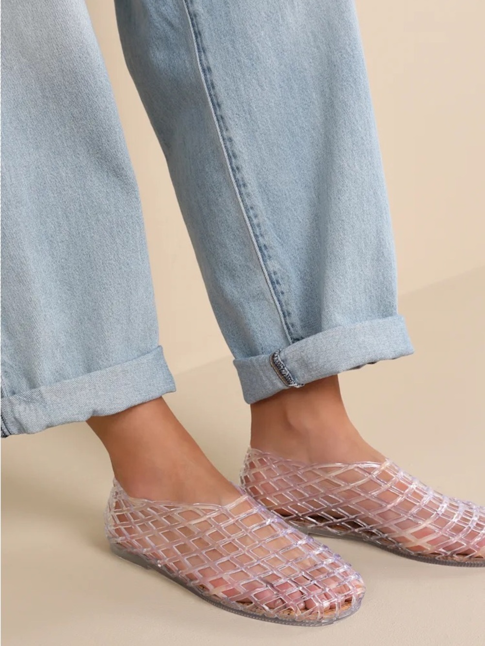 Coconuts by Matisse Clear Mesh Slip-On Mules - Picture 3 of 6